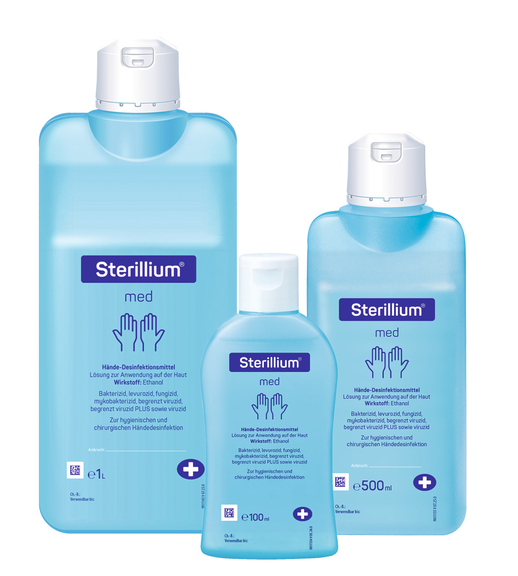 Hartmann Sterillium med - Ethanolisches Präparat ohne Farb- und Parfümstoffe