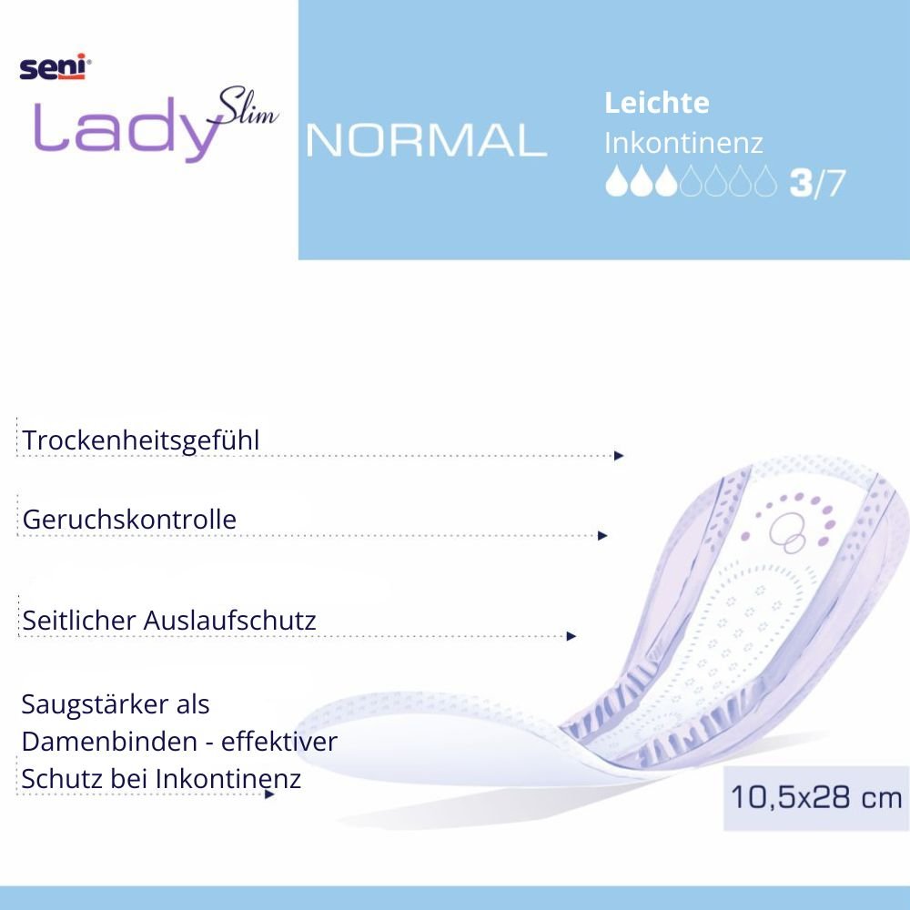 Seni Lady Slim Normal, 20 Stück - Inkontinenzeinlagen