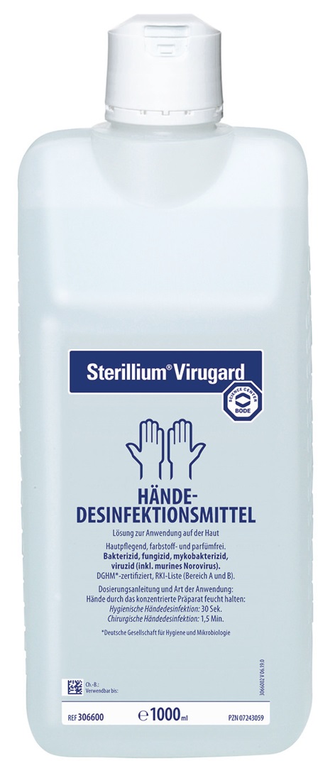 Hartmann Sterillium Virugard - Händedesinfektionsmittel farbstoff- und parfümfrei