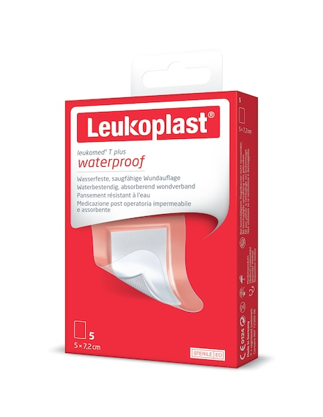 Leukoplast leukomed T plus - sterile Wundauflage mit transparenter Trägerfolie