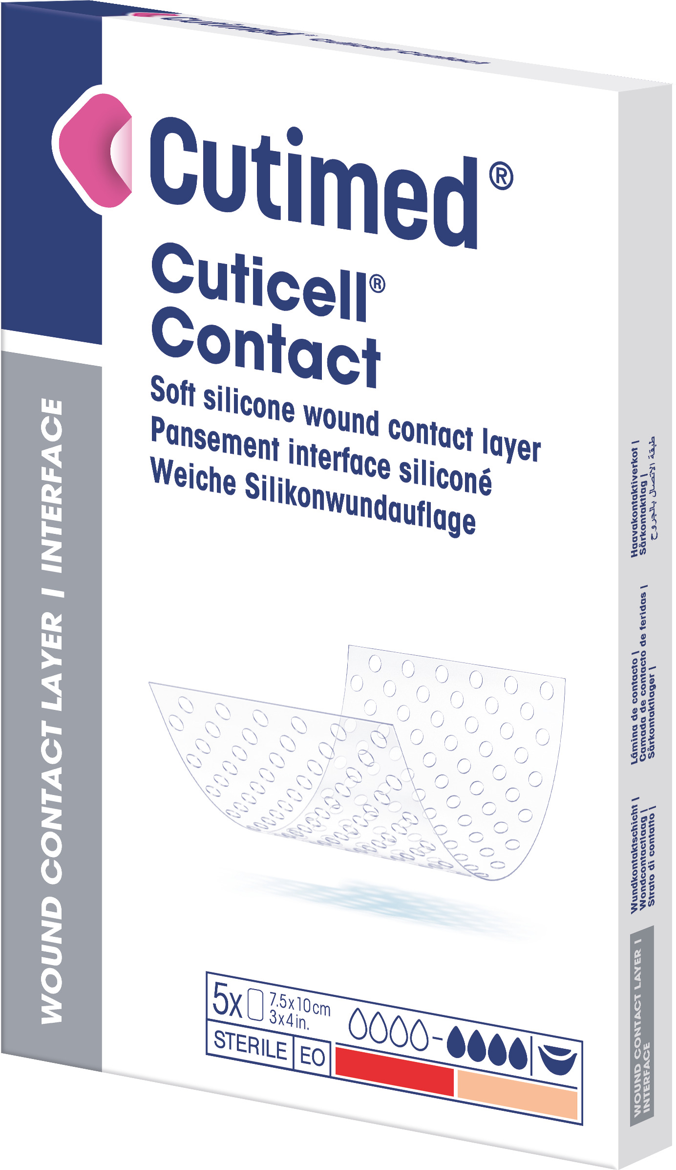 Cuticell Contact - Weiche Silikonwundauflage, steril