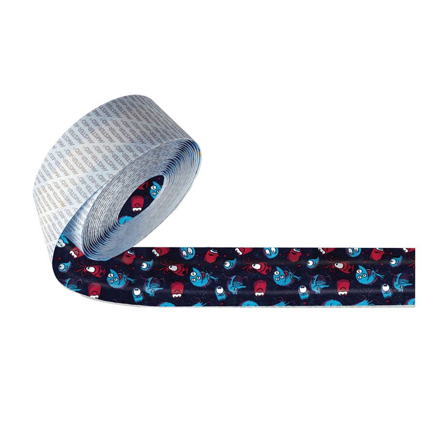 Maxi color MONSTER mit Leuchteffekt - 1 Rolle Kinder-Wundverband, 4cm x 5m, Vliespflaster