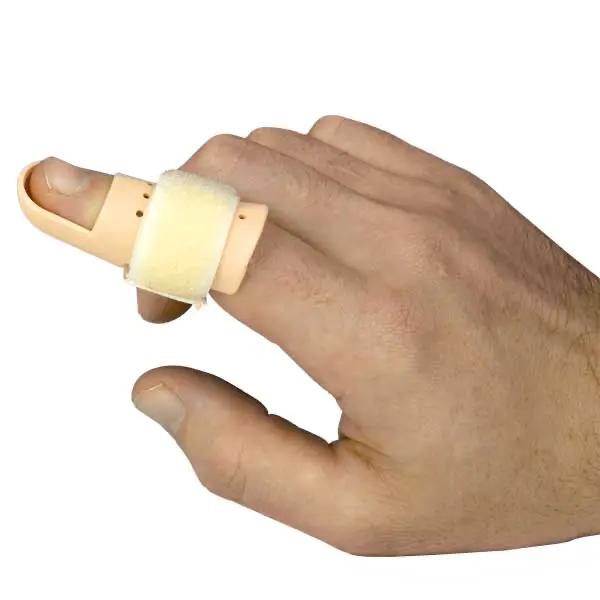 Fingerschienen nach Stack, inklusive Klettband - Hautfarben