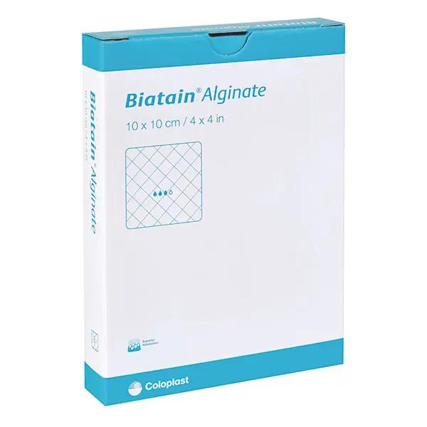 Biatain Alginate Kompressen, Coloplast - Stark absorbierender Alginat-Schaumverband