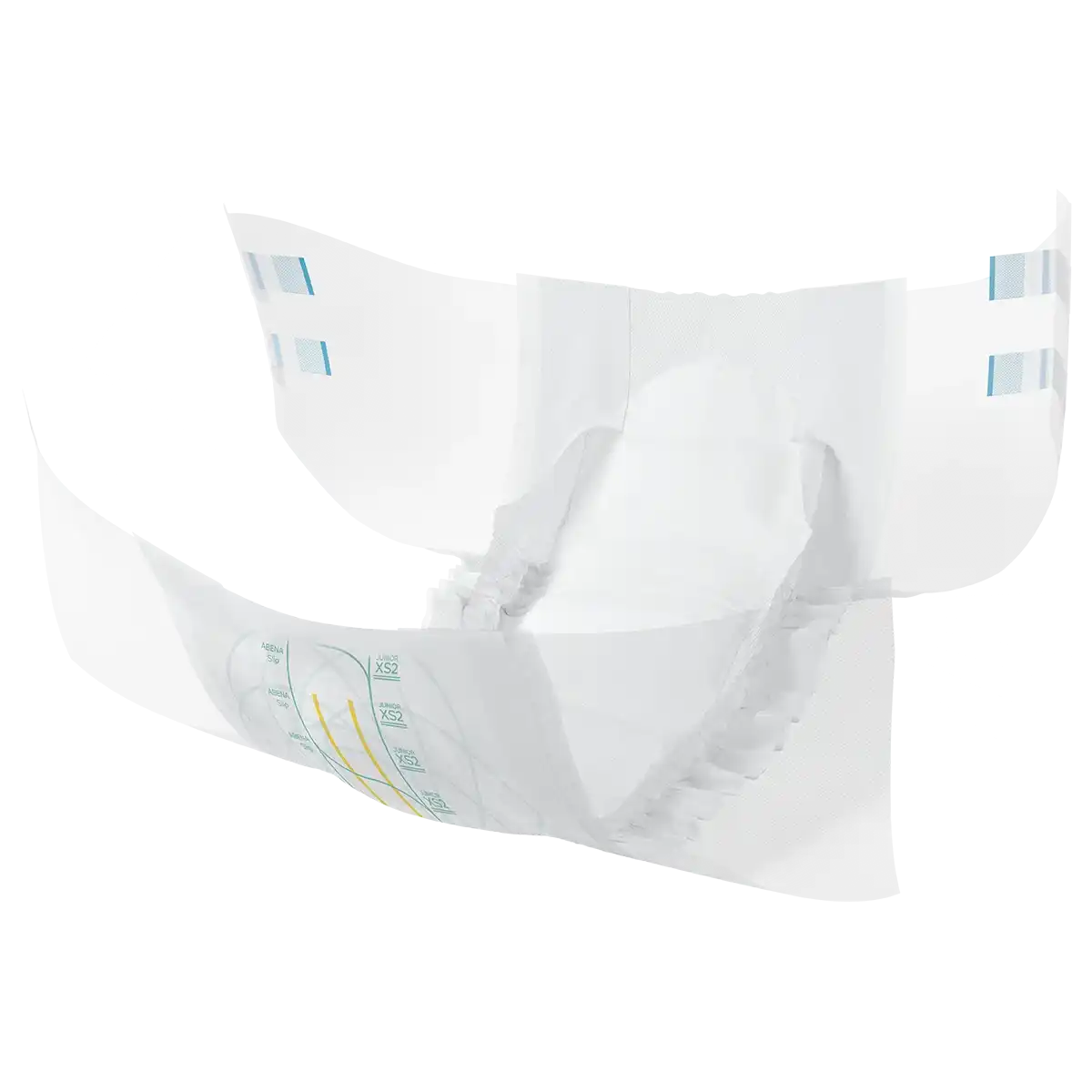 ABENA Slip Junior Premium XS2 - Kinder-Inkontinenzwindeln, Hüftumfang 40-60 cm, 32 Stück