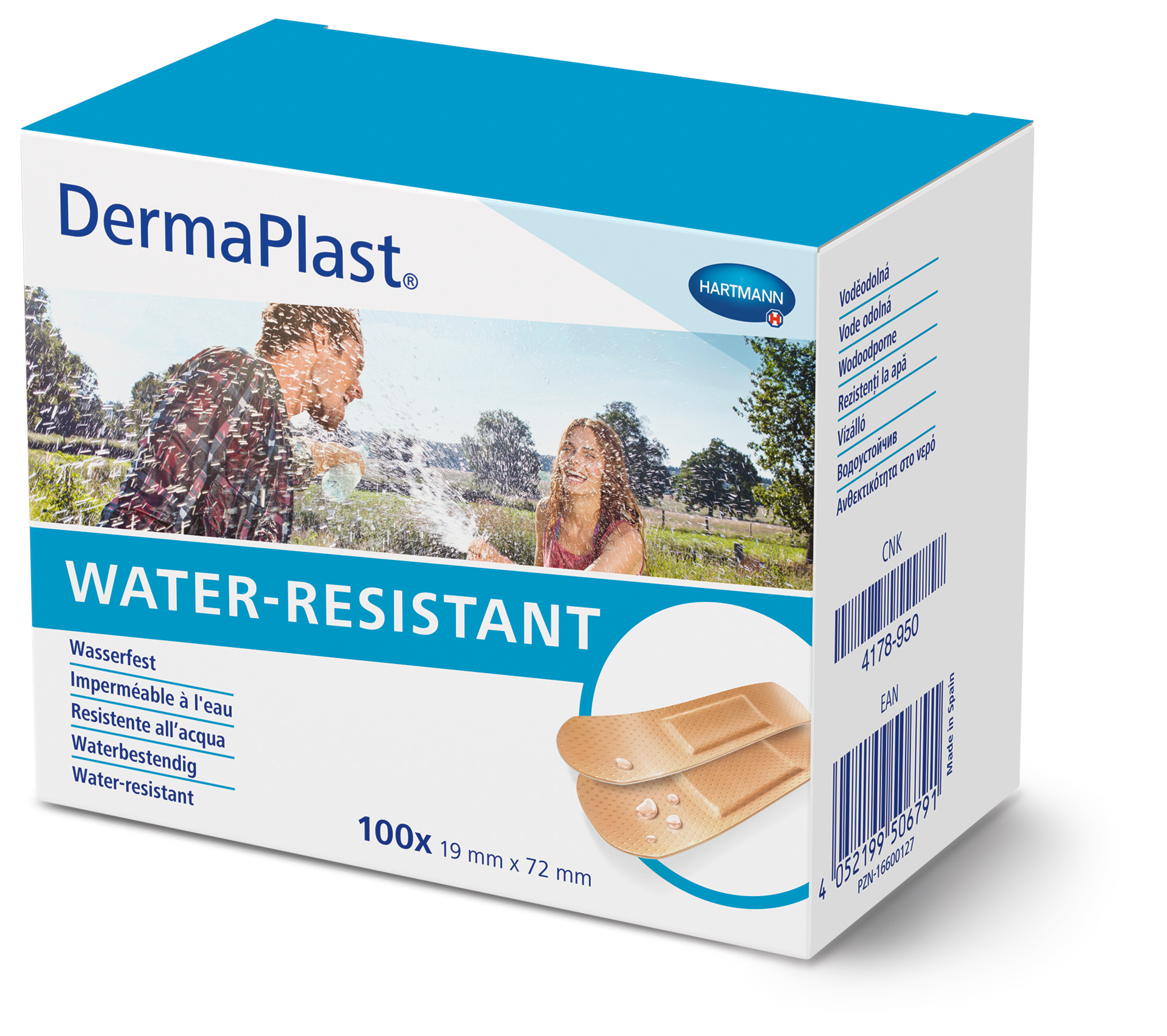 Hartmann DermaPlast Water Resistant Pflasterstrips - wasserdichte Pflaster