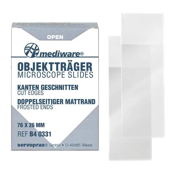 Mediware Objektträger Spezial - mit und ohne Mattrand