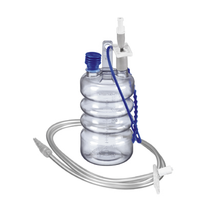 Drainobag 300 V-WDS-Lock Ansatz - 300 ml Flasche, steril, mit oder ohne Verbindgsschlauch