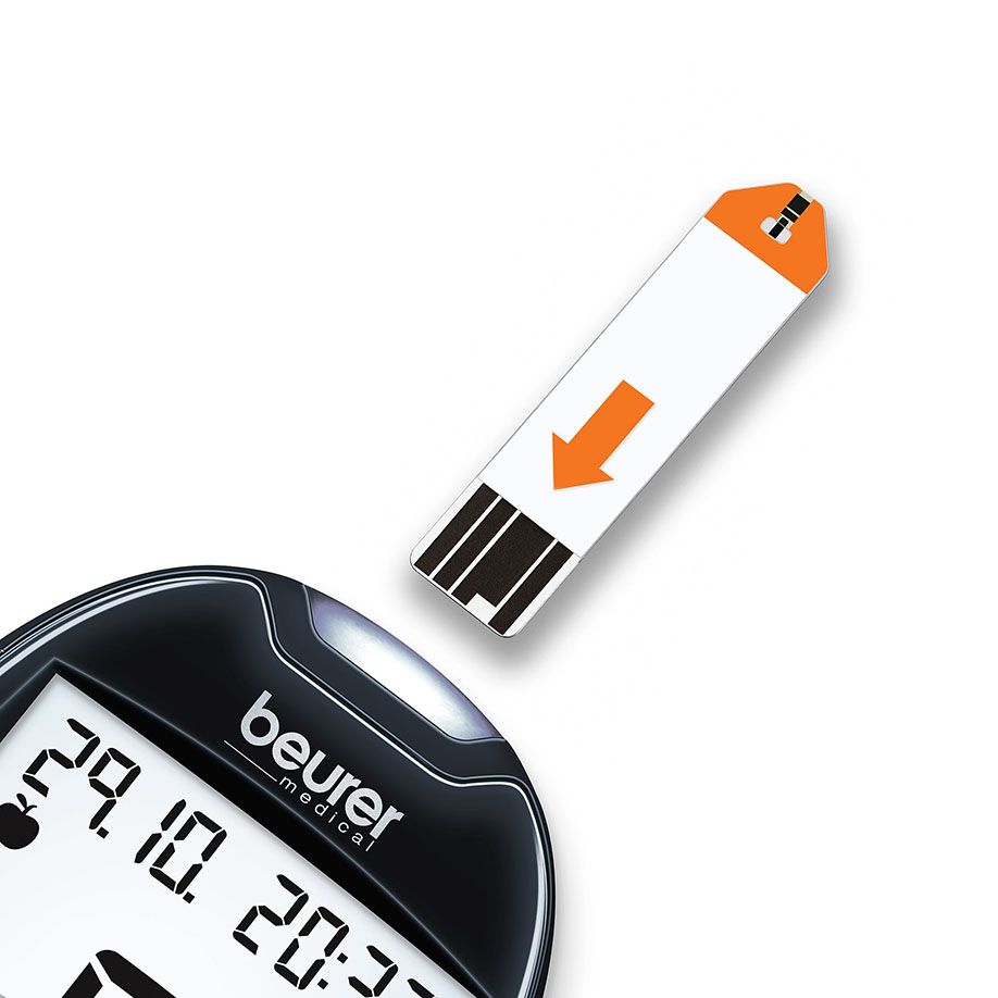 Beurer GL44 Blutzuckermessgerät - Starter-Set, XXL-Display, PC-Software