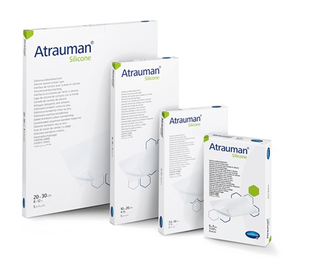 Atrauman Silicone - Wundkontaktschicht aus PET-Netz mit Silikongel
