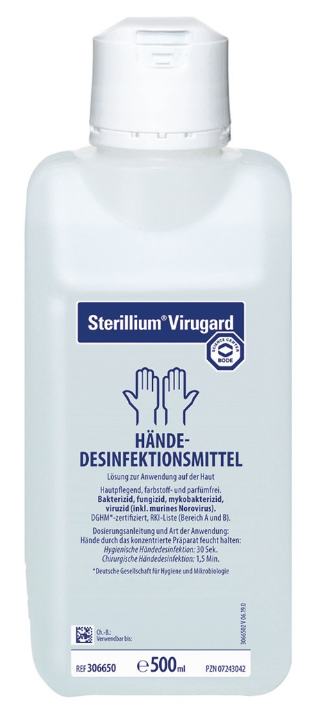 Hartmann Sterillium Virugard - Händedesinfektionsmittel farbstoff- und parfümfrei
