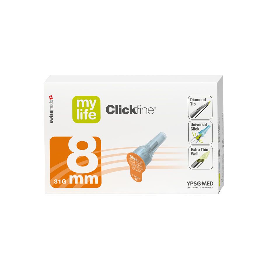 mylife Clickfine DiamondTip Pen-Nadeln -  Passt auf alle gängigen Injektionspens