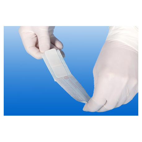Rudablock Dialysepflaster, steril - weiß, 2,5 x 8,5 cm