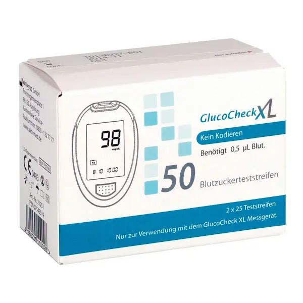 GlucoCheck Blutzuckerteststreifen - Für GlucoCheck Blutzuckermessgeräte