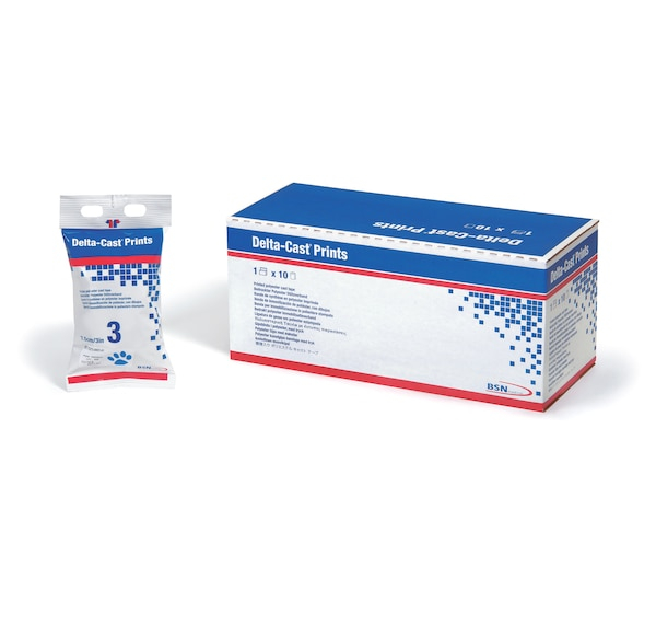 Delta-Cast Prints - Synthetischer, glasfaserfreier Stützverband mit bunten Motiven