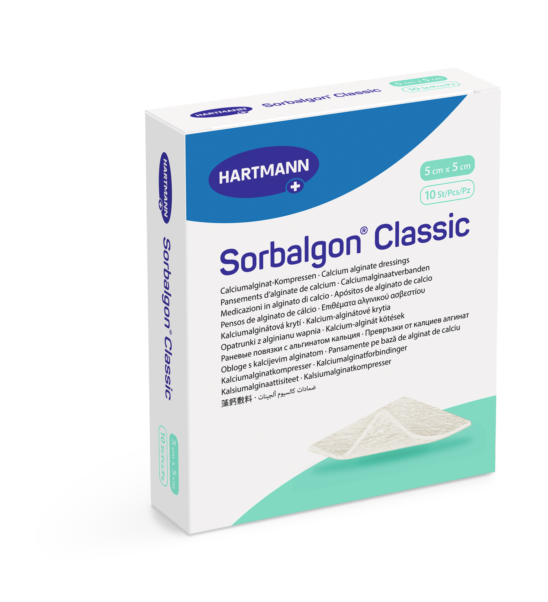 Hartmann Sorbalgon Classic - Calciumalginat-Kompresse aus natürlich gewonnenen Fasern