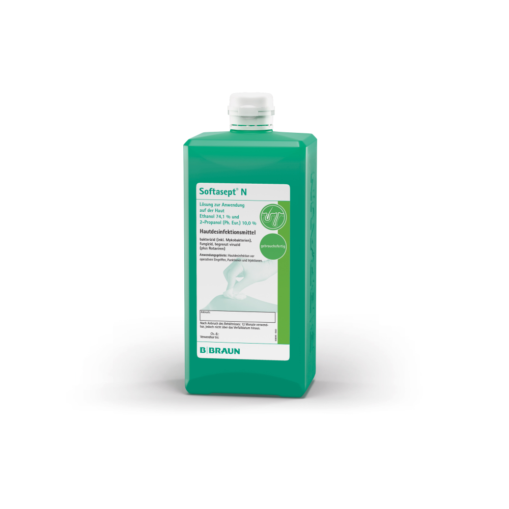 Softasept N Hautdesinfektion - alkoholische Lösung, farblos, schnellwirkend, antiallergen