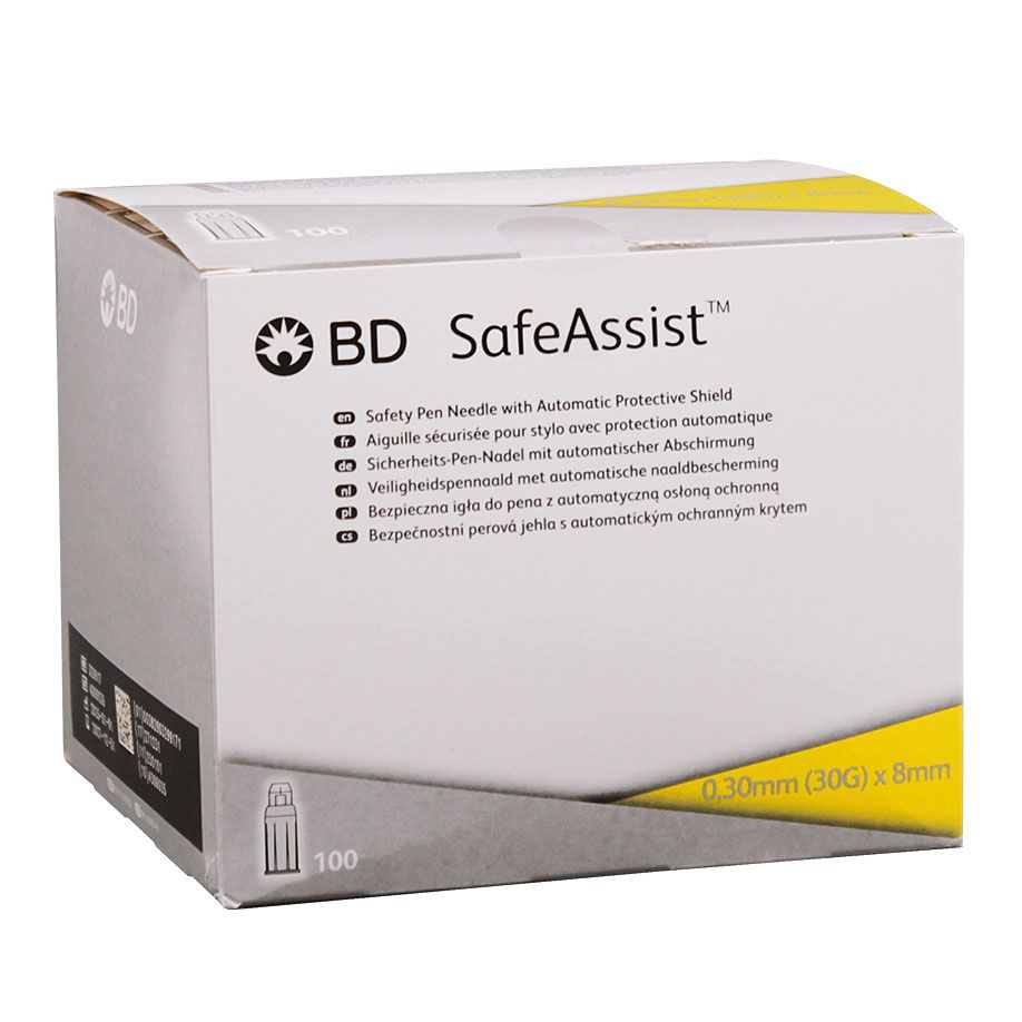BD SafeAssist Sicherheits-Pen-Nadeln - Passen auf alle gängigen Pens für Diabetestherapie