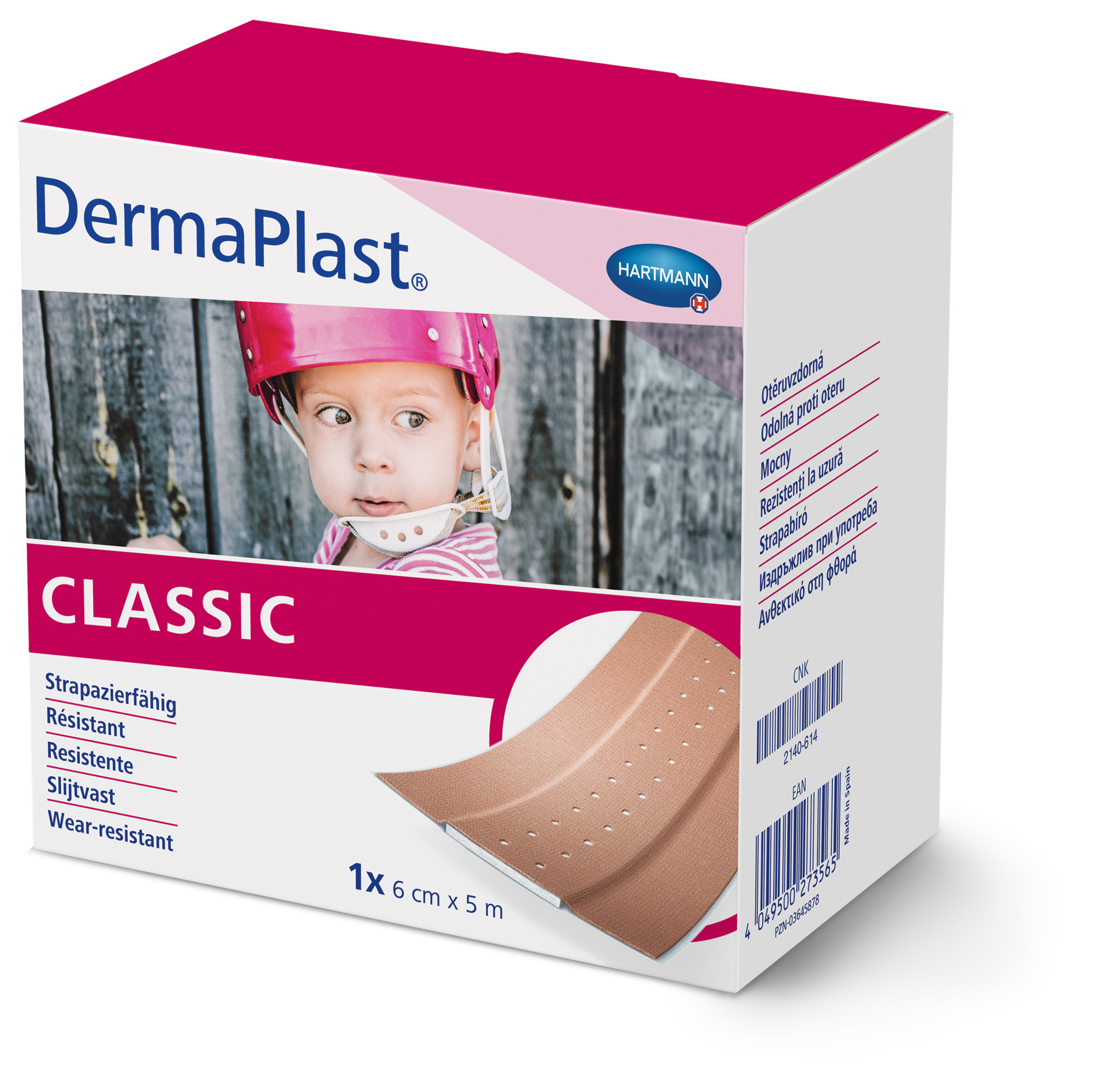 Hartmann DermaPlast Classic - Hypoallergenes Wundpflaster - Wasserabweisend imprägniert