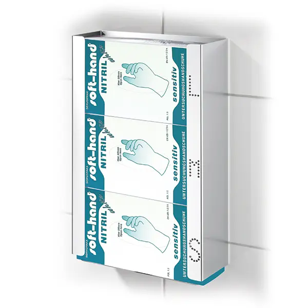 Handschuhspender Triple - LxBxH 392 x ca.258 x 96 mm