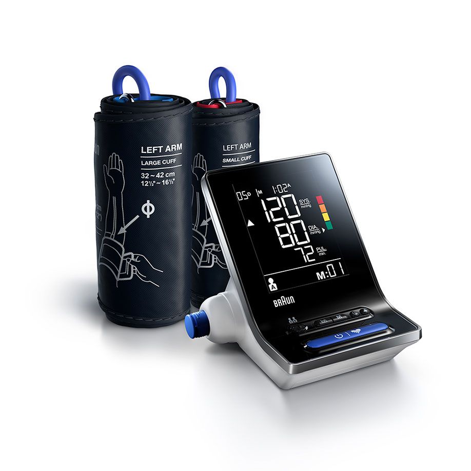 Braun Exactfit 3 BUA6150 - Oberarm-Blutdruckmessgerät, inkl. 2 Manschetten