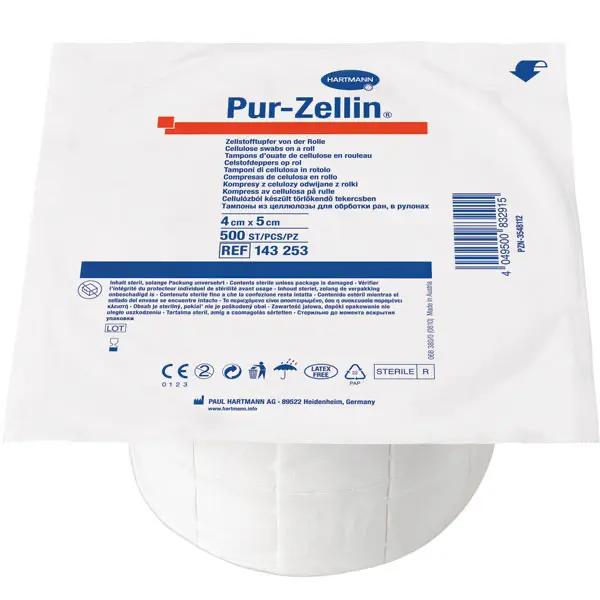 Pur Zellin - Zellstofftupfer von der Rolle, steril/unsteril