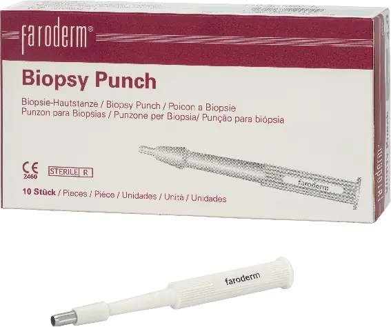 Faroderm Biopsy Punch - Hautstanze mit extrem scharfer Edelstahlschneide