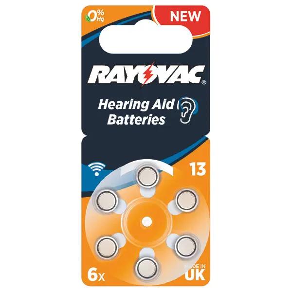 Rayovac Hörgeräte-Batterien - Quecksilberfrei