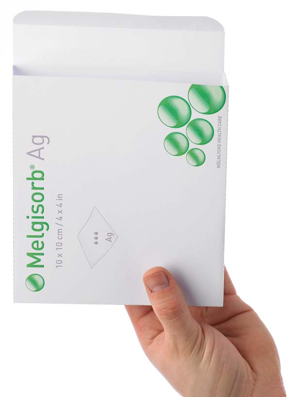 Melgisorb AG - Antimikrobieller Alginatverband für mäßig bis stark exsudierende Wunden