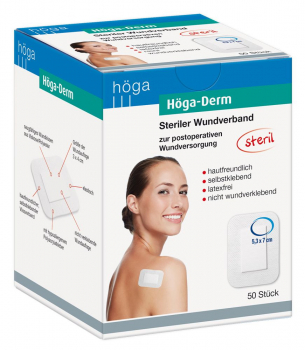 Höga-Derm Pflaster - steriler Wundverband zur postoperativen Wundversorgung