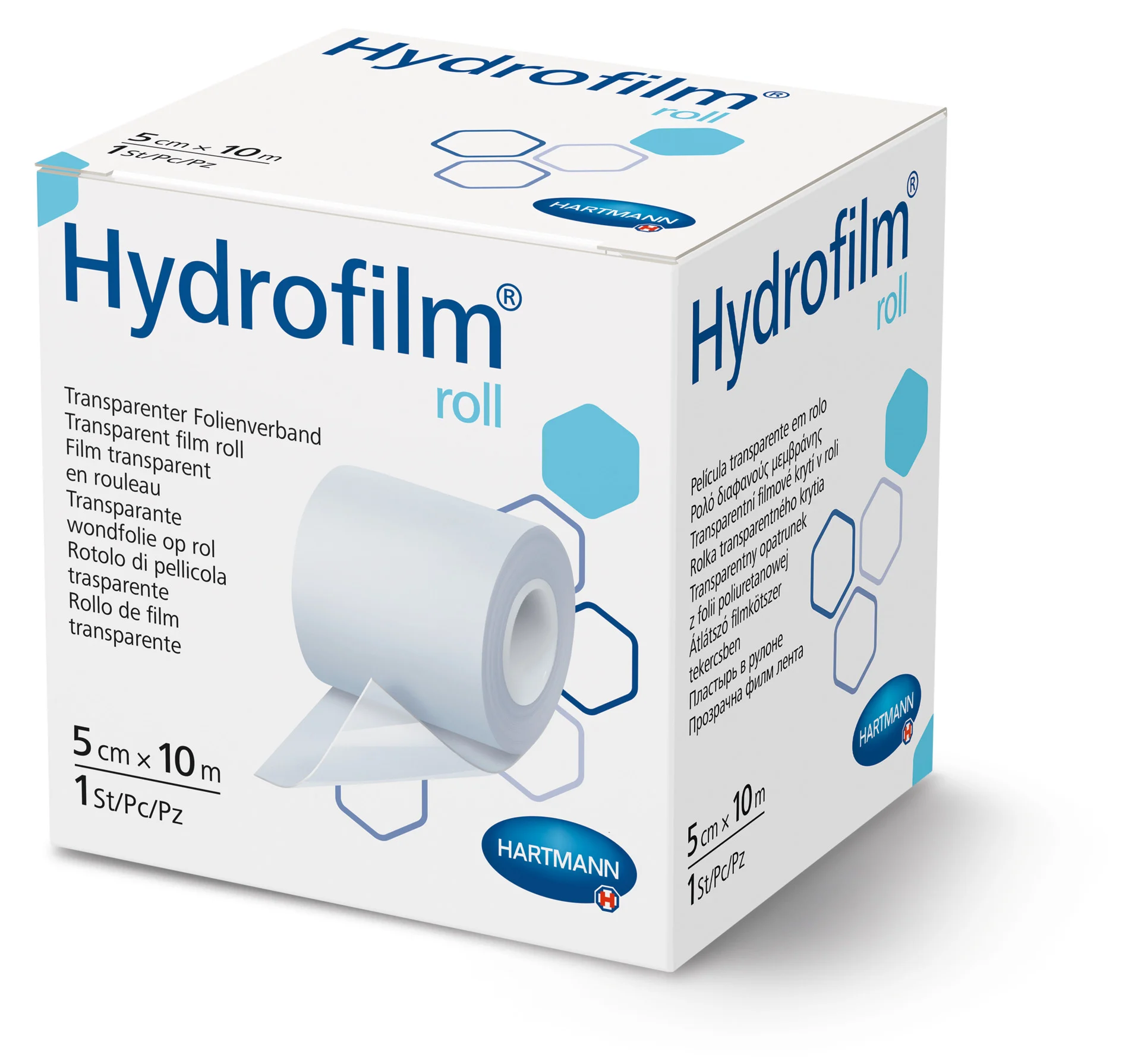 Hartmann Hydrofilm roll - Wasserdichter und Transparenter Folienverband, Atmungsaktiv