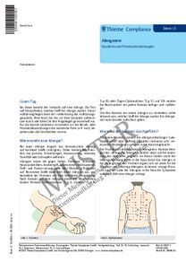 Patientenaufklärungsbögen Derm 13 -  50 Bögen für Allergietest an der Haut