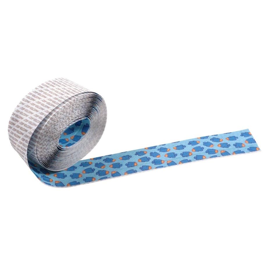 Maxi color FISCHE - 1 Rolle Kinder-Wundverband, 4 cm x 5 m, Vliespflaster