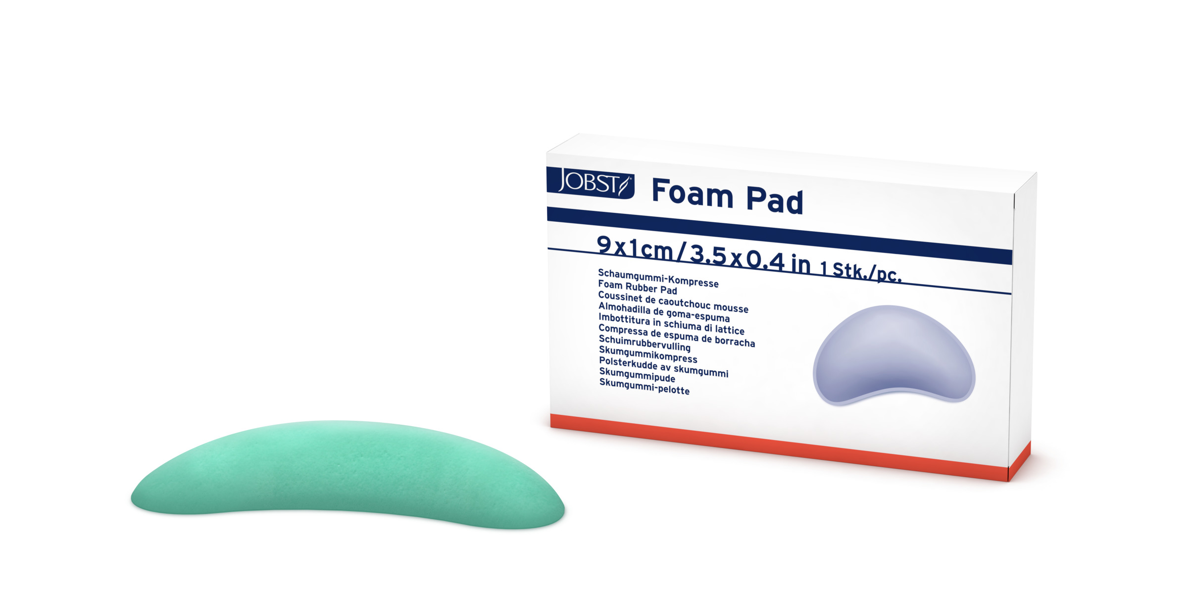 JOBST Foam Pad - nierenförmiges Schaumgummipolster