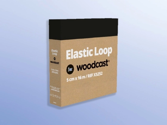 Woodcast Klett, Schlaufenband elastisch - Zur Fixierung der Woodcast Schiene