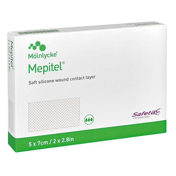Mepitel Wunddistanzgitter - Nicht haftender Silikonnetzverband für granulierende Wunden