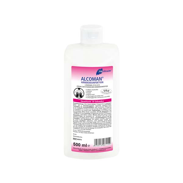 Alcoman Händedesinfektionsmittel - Hygienische, chirurgische Händedesinfektion