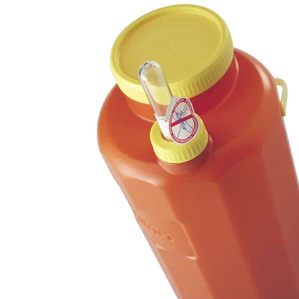 24-Stunden Urin-Sammelcontainer mit integrierter Probeentnahmestelle
