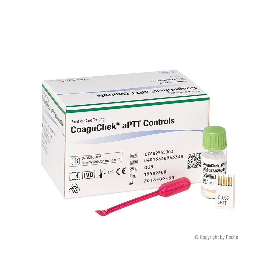 Kontrollen für CoaguChek Pro II  - aPTT oder PT Controls