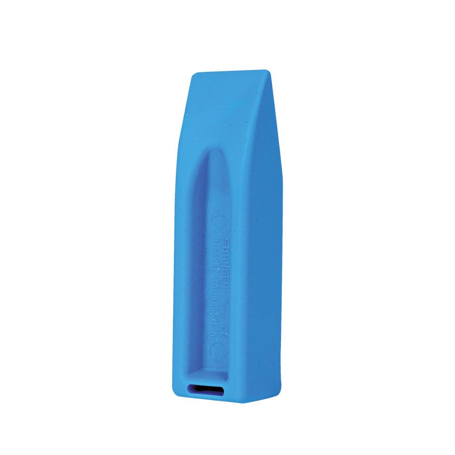 Beißschutz - Mundkeil blau, Kunststoff, 8,5 × 2,5 × 2 cm