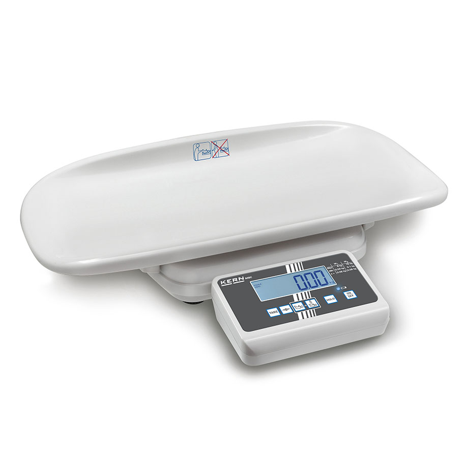 Elektronische Babywaage MBC 15K2DM inkl. Eichkosten - Wägebereich max. 6/15 kg