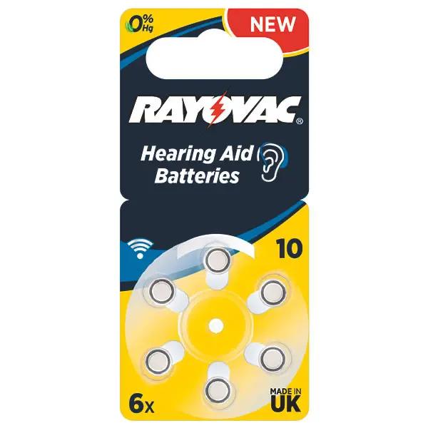 Rayovac Hörgeräte-Batterien - Quecksilberfrei