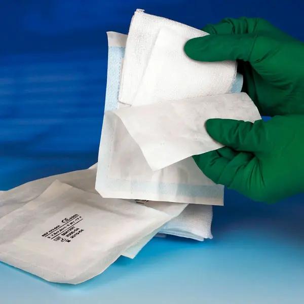 Maimed - Mullkompressen, steril, 8-fach gefaltet, 2 Kompressen pro Peelpack