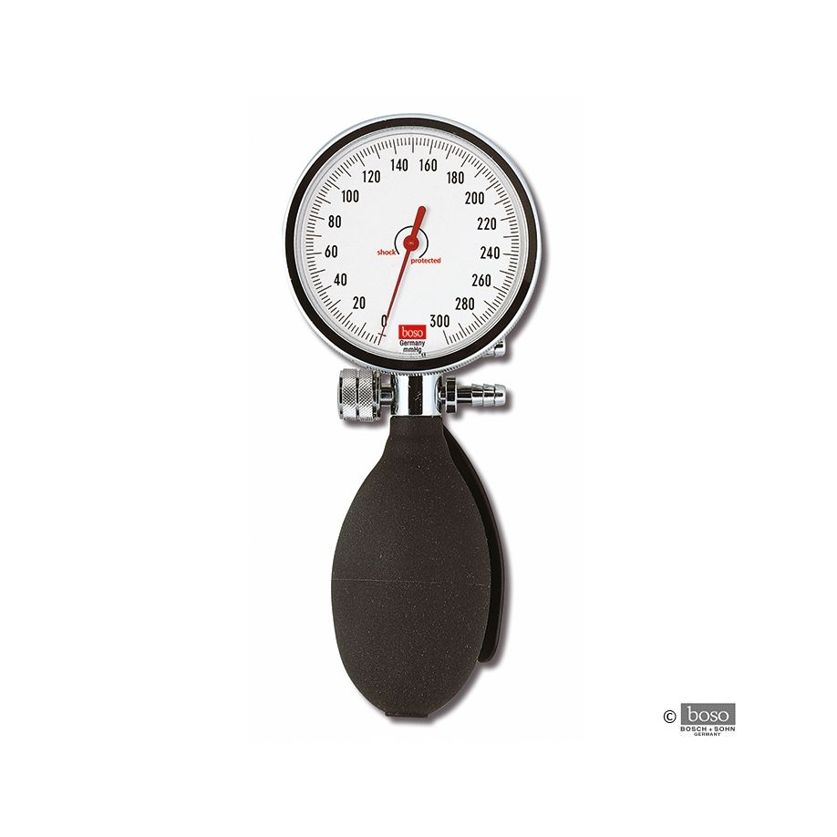 Boso roid II Blutdruckmessgerät Ø 60 mm, Doppelschlauch - Inkl. Reißverschluss-Etui