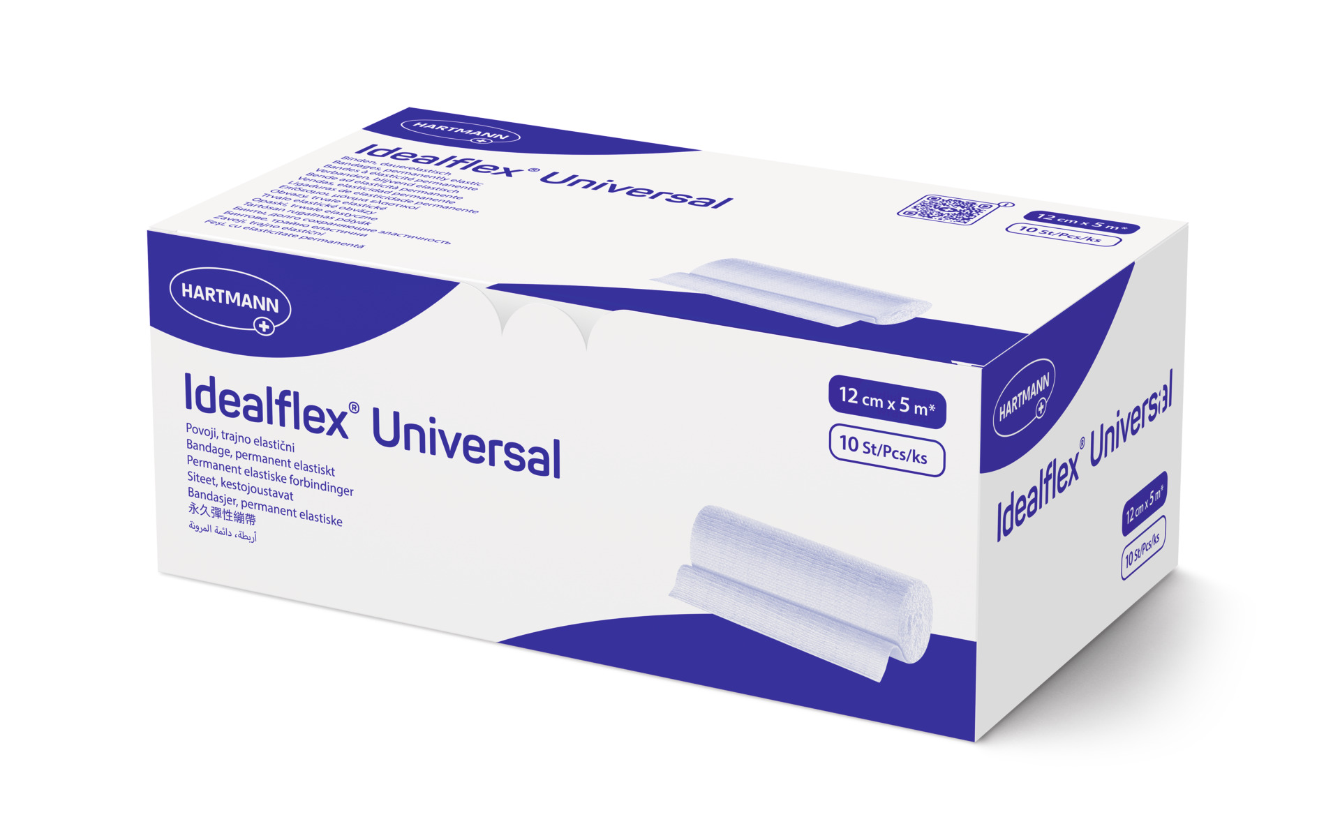 Hartmann Idealflex Universal - 10er Pack universelle Dauerelastische Baumwollbinden