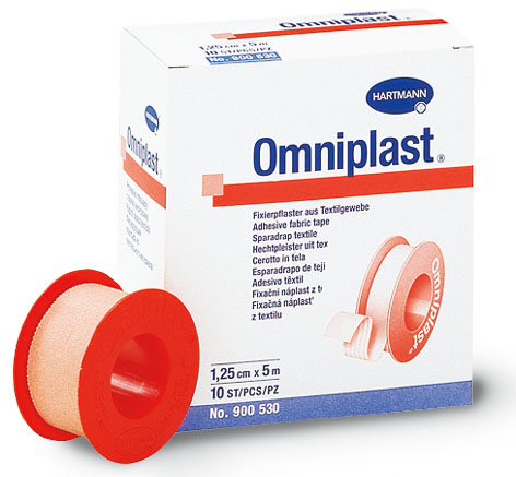 Omniplast Spulenpflaster - Hautfarben, wasserabstoßend imprägniert, strapazierfähig