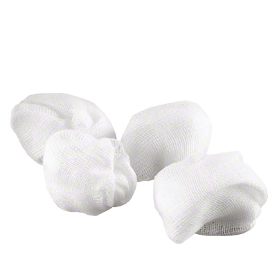 Askina Schlinggazetupfer Walnussgroß - 2x 500 Stück, 12 x 12 cm