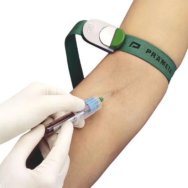 Prämeta Venenstauer oder Ersatz-Spannband, grün - Für Blutentnahmen oder Infusionen