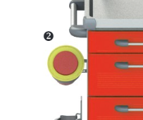 Zubehör für den Comfort Metal-Line Notfallwagen