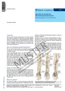 Patientenaufklärungsbögen, 50 St - Operation Peripheres Nervenkompressionssyndrom Hand/Arm